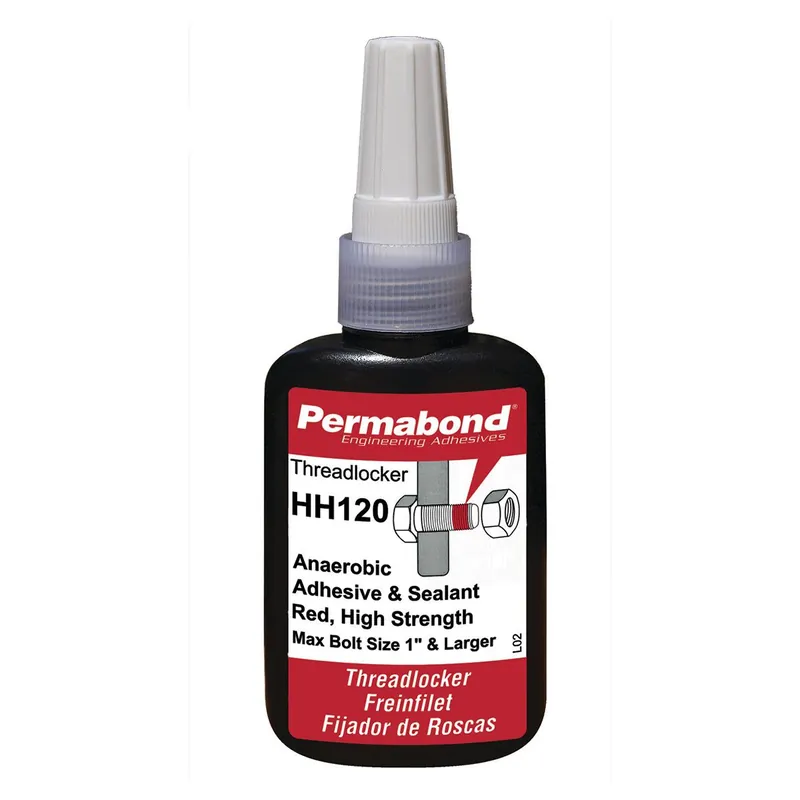 Permabond HM118 High-Strength Anaerobic Threadlocker, Red