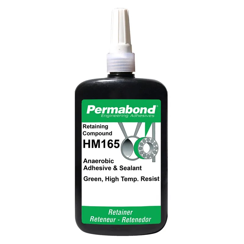 Permabond HM165 High-Temperature Max. Gap Fill Retaining Compound, Green, 250ml Bottle