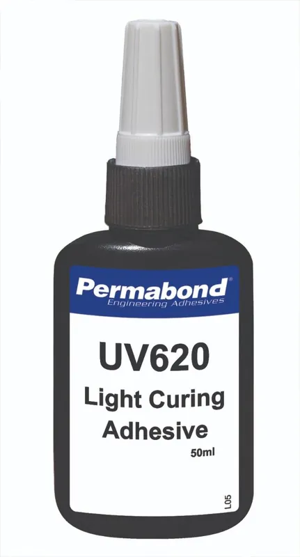 Permabond UV620 Glass Bonding UV-Curable Adhesive, Clear