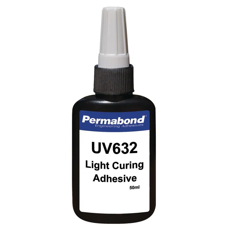 Permabond UV632 Acrylic Plastic Bonding UV-Curable Adhesive, Clear