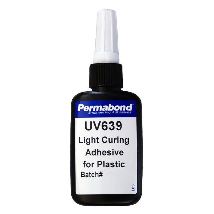 Permabond UV639 PETG Plastic Bonding UV-Curable Adhesive, Clear