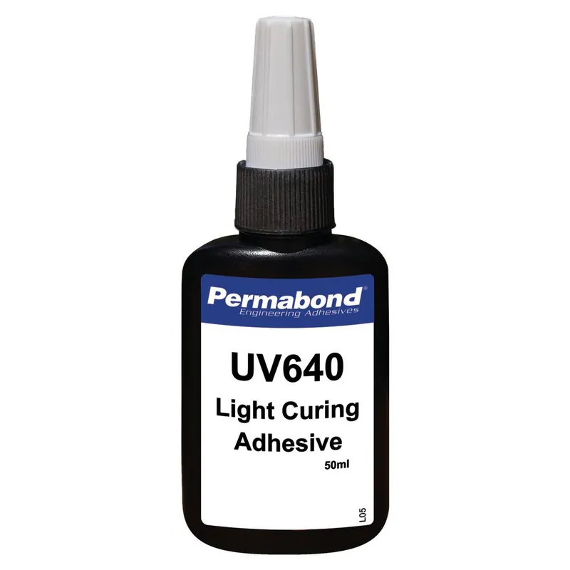 Permabond UV640 Plastic Bonding UV-Curable Adhesive, Clear