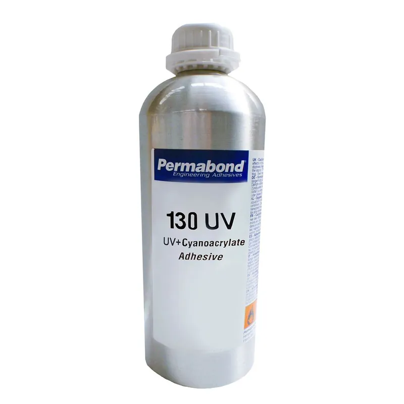Permabond 130UV UV Curable Cyanoacrylate Adhesive, Clear