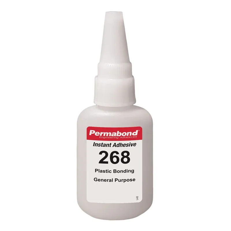 Permabond 268 Fast Curing Gap Fill Cyanoacrylate Adhesive, Clear