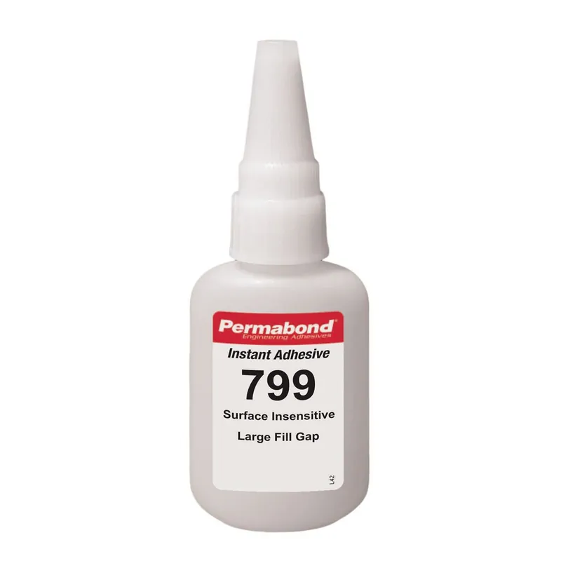 Permabond 799 Max. Gap Fill Surface Insensitive Ultra Fast Curing Cyanoacrylate Adhesive, Clear
