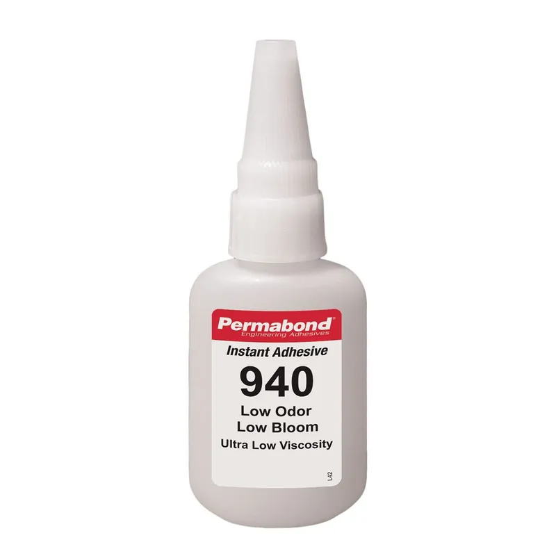 Permabond 940 Low Odor, Low Bloom Wicking Grade Cyanoacrylate Adhesive, Clear