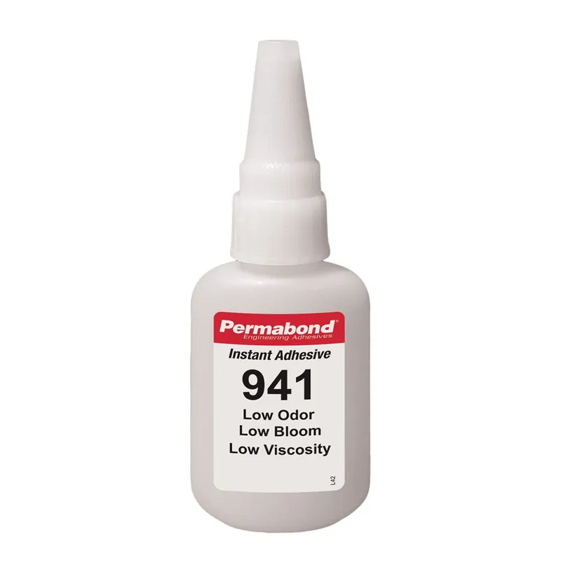 Permabond 941 Low Odor, Low Bloom Cyanoacrylate Adhesive, Clear