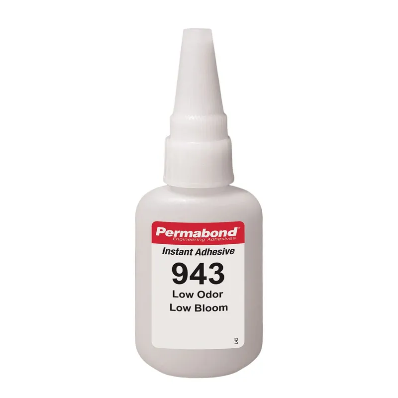 Permabond 943 Low Odor, Non-Blooming Cyanoacrylate Adhesive, Clear