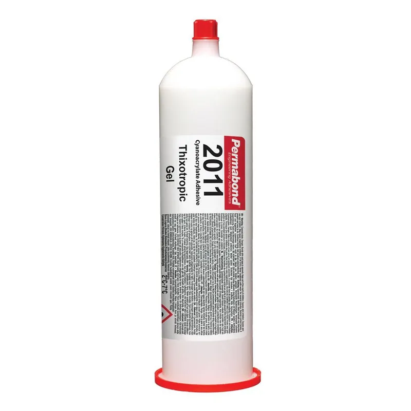 Permabond 2011 Metal Bonding Thixotropic Gel Cyanoacrylate Adhesive, Clear