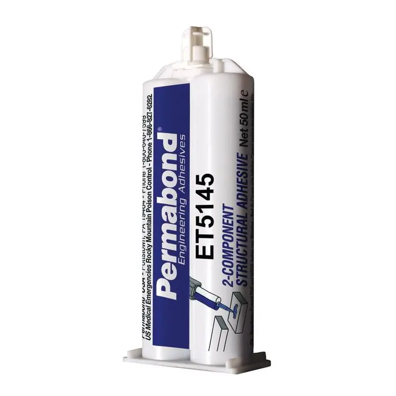 Permabond ET5145 Flow Controlled FDA Compliant Two-Part Epoxy, White/Ivory