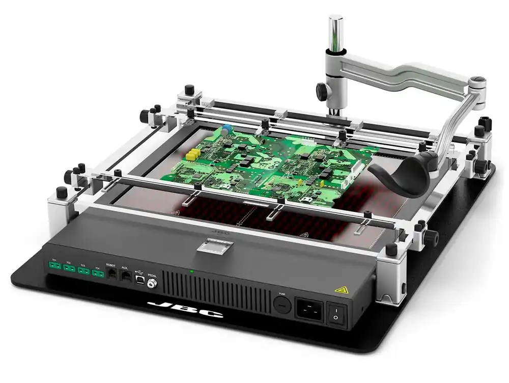 JBC RBB-1A ESD-Safe Rework Bench for Medium to Large PCBs up to 14" x 11"