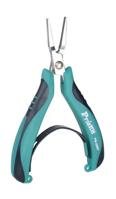 Eclipse Tools PM-396H Stainless Steel Flat Nose Pliers, 4.7" OAL