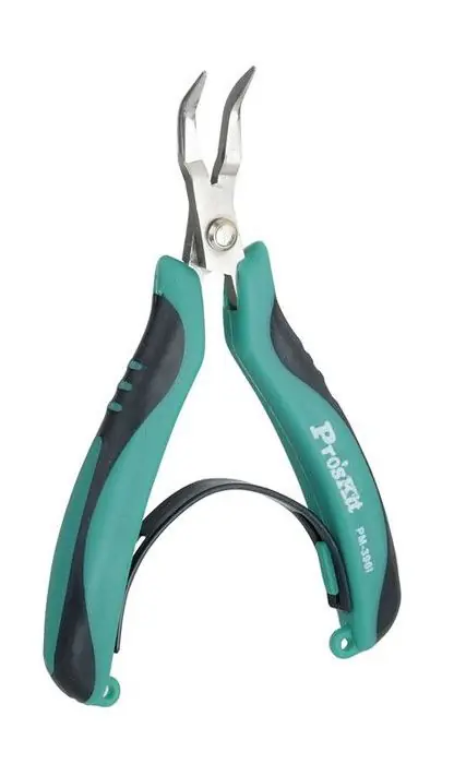 Eclipse Tools PM-396i Stainless Steel Bent Nose Pliers, 4.7" OAL