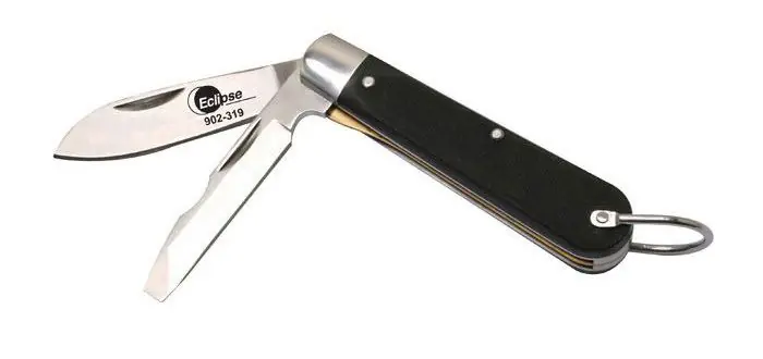 Eclipse Tools 902-319 Two-Blade Folding Electrician‘s Knife