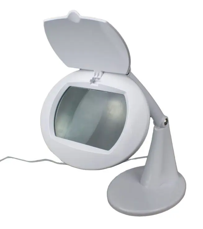 Eclipse Tools MA-1004A LED Magnifier Lamp with 3 Diopter Lens & Weighted Base, White