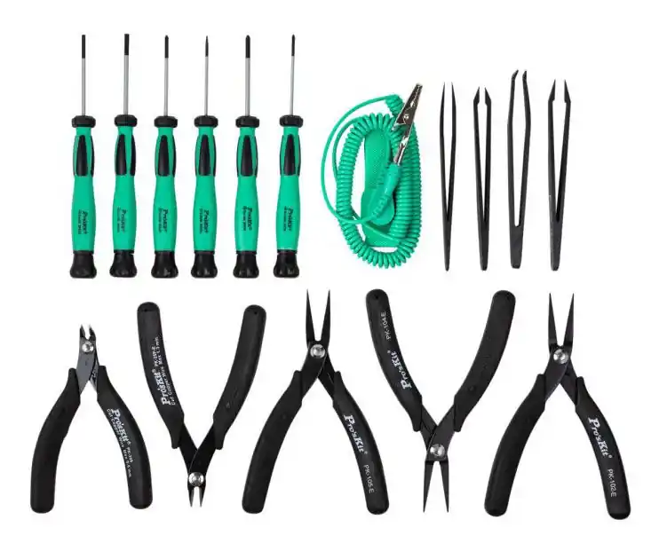 Eclipse Tools 500-042 16-Piece ESD-Safe Precision Tool Kit