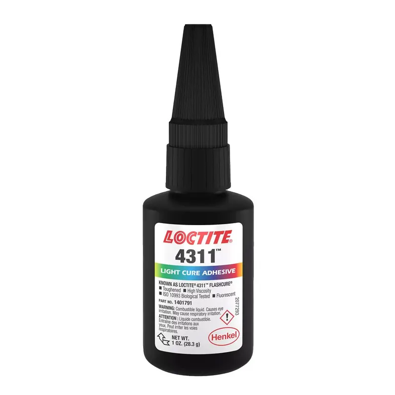 Loctite 4311 Flashcure Toughened Gap Filling Light Curing Adhesive