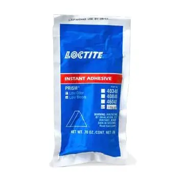 Loctite 4081 Medical Device Low Odor & Bloom Instant Adhesive, 20g Packet