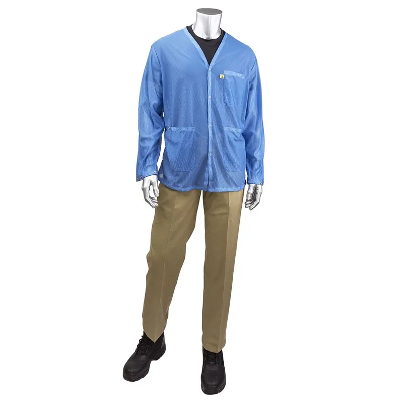 Uniform Technology Short ESD Sheer Lab Coat