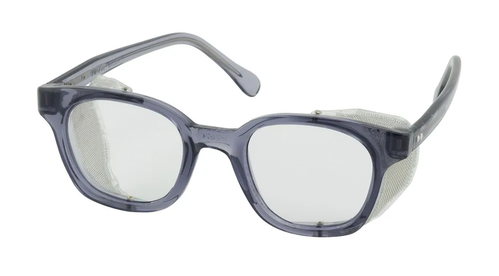 PIP 249-5907-400 Traditional Safety Glasses with Smoke Frame & Clear Lens