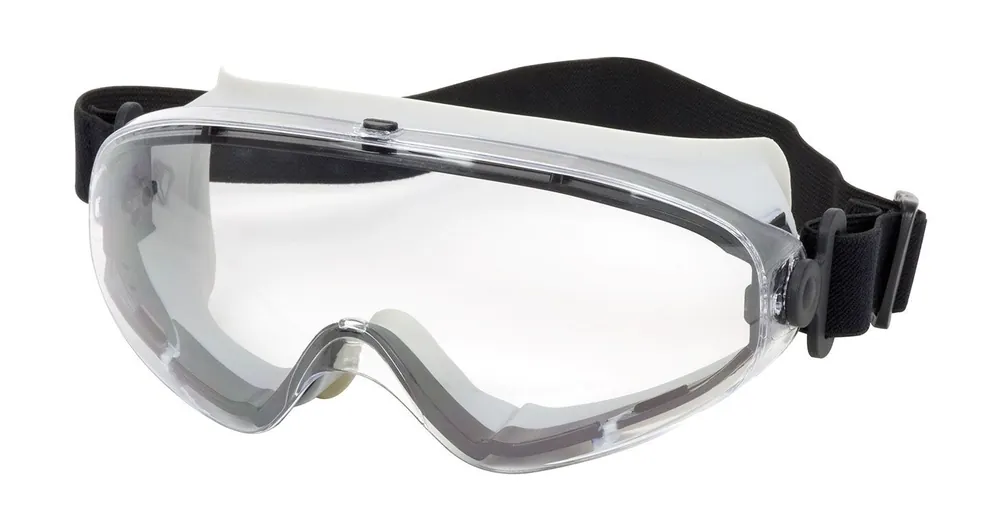 PIP 251-80-0020 Fortis™ II Safety Goggles with Synthetic Rubber Frame, Non-Latex Strap & Clear Lens
