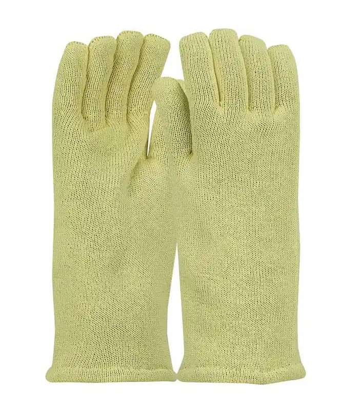 QRP Qualatherm® Twaron® Heat & Cold Resistant Gloves with Nylon Lining, Yellow, 14"