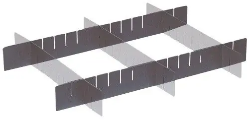Quantum Conductive Long Dividers for Dividable Grid Containers