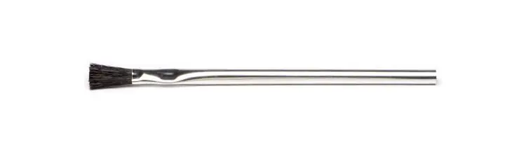 NNBC 20 Acid Brush with Horse Hair Bristles, 5/8" Trim & 1/4" dia. Tin Plated Handle, 6" OAL (Box of 144)