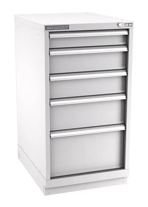 Champion Tool Storage Narrow Width Counter Height Cabinet with 38 Compartments & 5 Drawers, 28.5" x 22.12" x 41.75"
