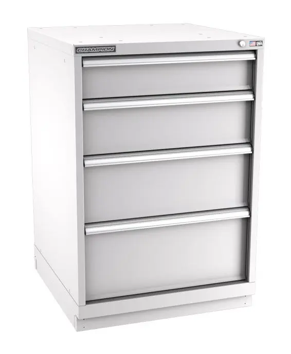Champion Tool Storage Standard Width Counter Height Cabinet with 37 Compartments & 4 Drawers, 28.5" x 28.25" x 41.75"