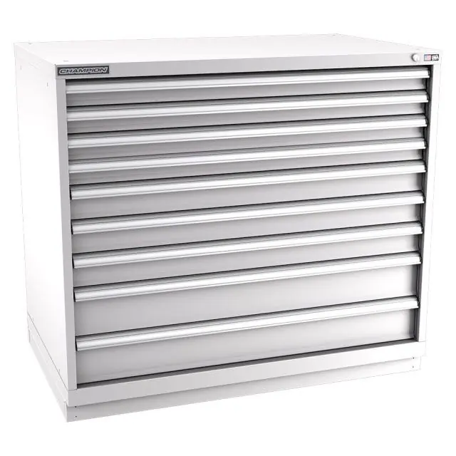 Champion Tool Storage Extra Wide Counter Height Cabinet with 240 Compartments & 9 Drawers, 28.5" x 47" x 41.75"