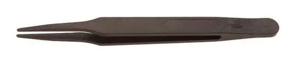 Aven Tools 18531 702A ESD-Safe Plastic Tweezer with Straight, Flat Tips, 4.5" OAL