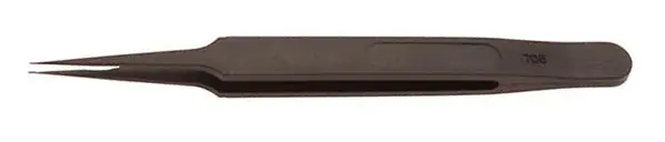 Aven Tools 18532 705 ESD-Safe Plastic Tweezer with Very Fine, Tapered Tips, 4.5" OAL