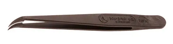Aven Tools 18534 707A ESD-Safe Plastic Tweezer with 35° Curved, Fine Tips, 4.5" OAL