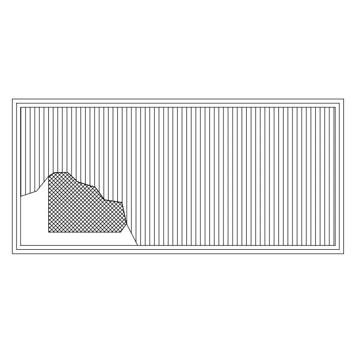 Envirco 69601-001H 2‘ x 4‘ Roomside Replaceable HEPA Filter with Gel Seal
