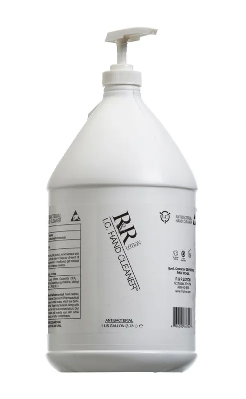 R&R Lotion ICS-GAL I.C.® Antibacterial Hand Cleaner, 1 Gallon Pump Bottles (Case of 4)