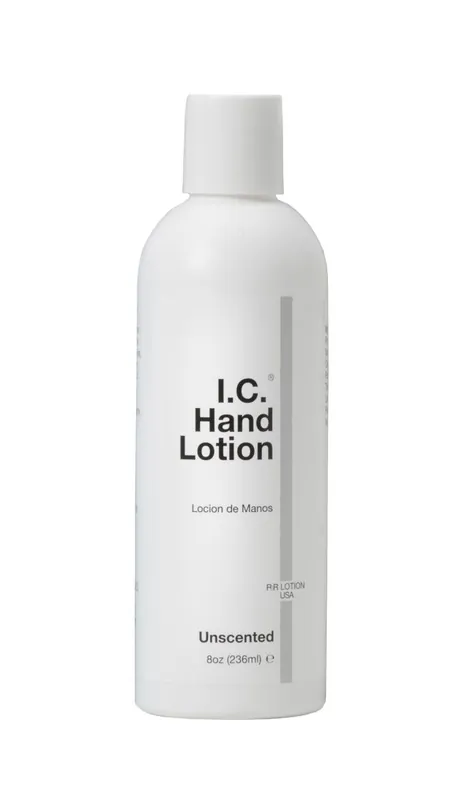 R&R Lotion ICL-8-CR I.C.® Pre-Glove Fragrance-Free Lotion, 8 oz. Squeeze Bottles (Case of 24)