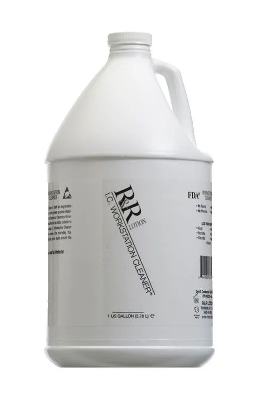 R&R Lotion ICSC-GAL I.C.® Screen & Workstation Cleaner, 1 Gallon Bottles with Pump (Case of 4)
