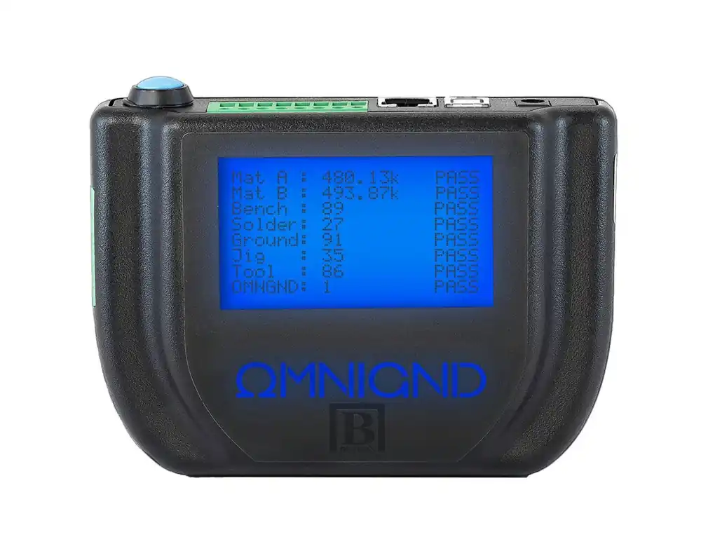 Botron B92700 ELITE OMNIGND Multi-Ground Continuous Monitor with LED Screen