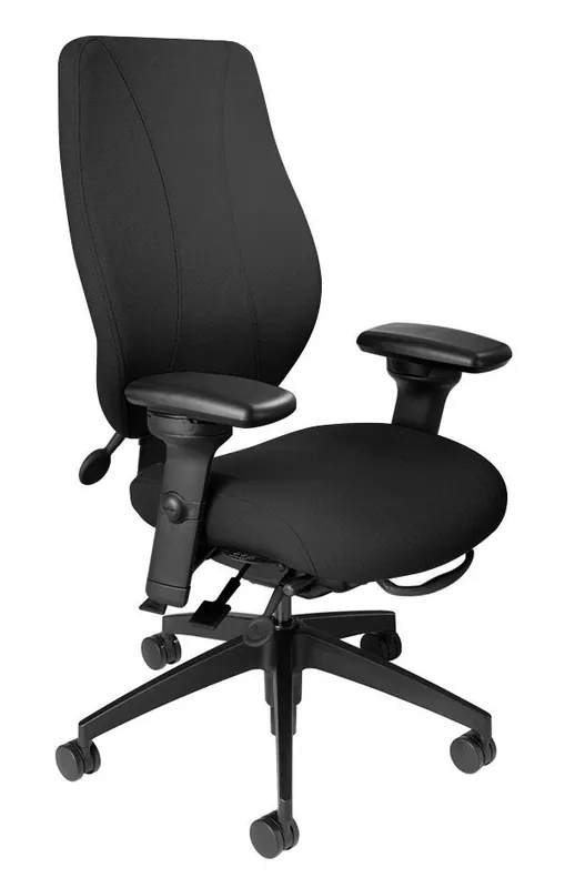 ergoCentric tCentric Hybrid™ Task Chair with Upholstered Back & Seat, Multi-Tilt
