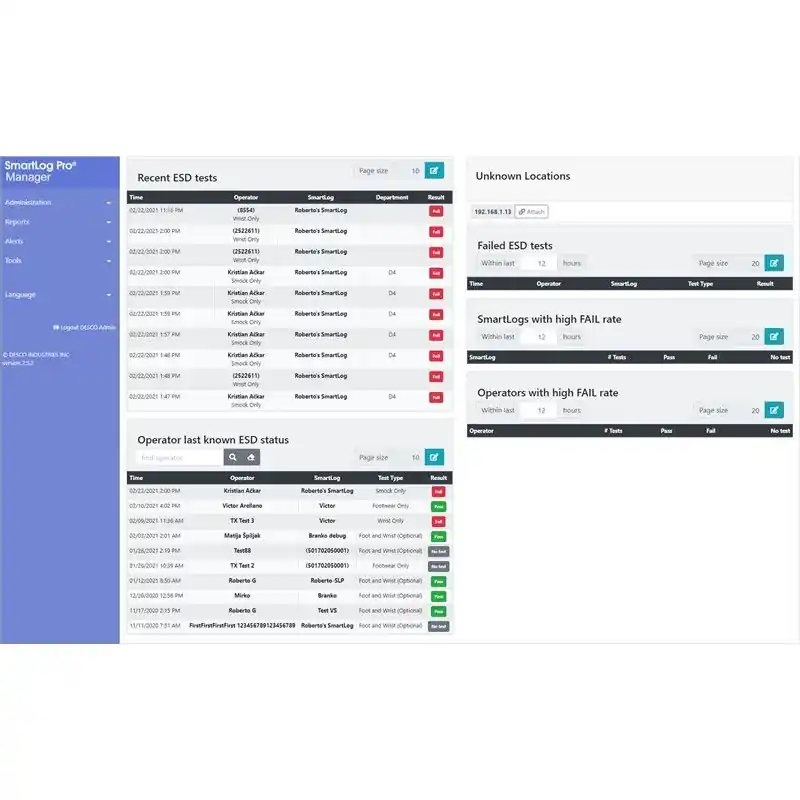 EMIT 50172 SmartLog Pro® Manager Web App
