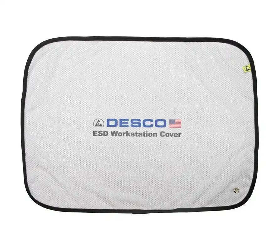 Desco ESD-Safe Workstation Covers, White