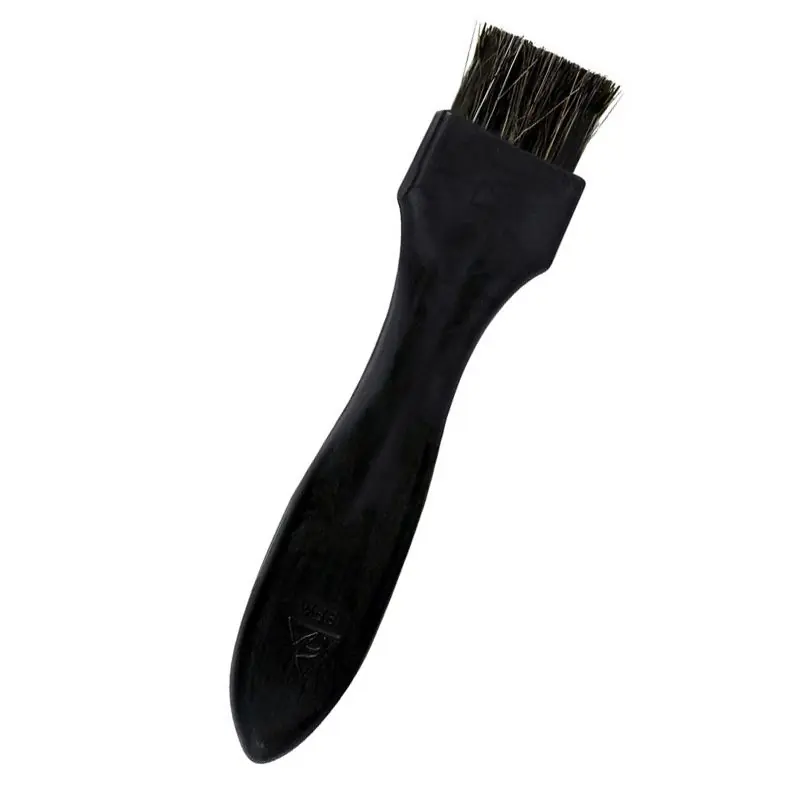 Menda 36087 Cleaning Brush with Conductive 1.0" Nylon & Hog Hair Bristles, Flat Conductive Polypropylene Handle, 5.75" OAL