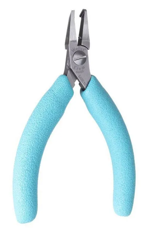 Erem 549E10 ESD-Safe Medium Specialty Fixed Distance 45° Tapered Flush Cutter for 1.0mm Copper Wire, 4.724" OAL