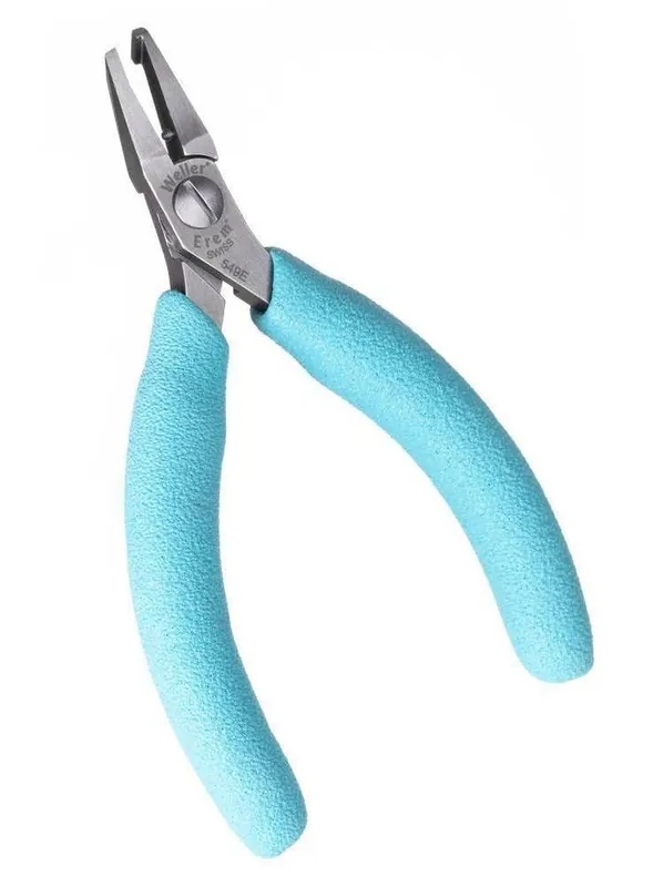 Erem 549E ESD-Safe Medium Specialty Fixed Distance 45° Tapered Flush Cutter for 1.5mm Copper Wire, 4.724" OAL