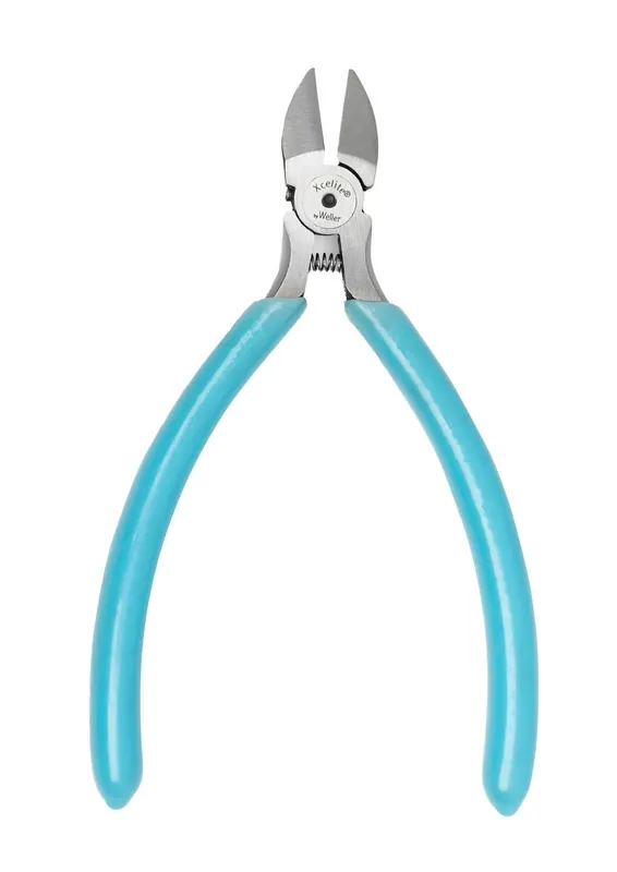 Xcelite MS54JN ESD-Safe Oval Head Flush Cutter, 4" OAL