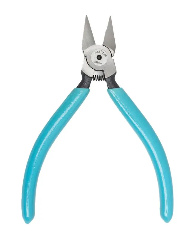 Xcelite S1415JSNN ESD-Safe Relieved Tapered Diagonal Head Flush Cutter, 5" OAL