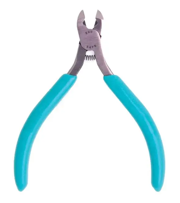Xcelite GA54JVN ESD-Safe 29° Diagonal End Flush Cutter, 4" OAL