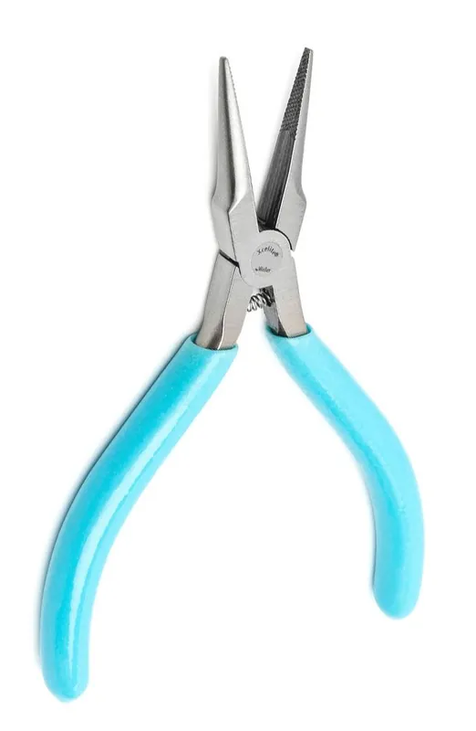 Xcelite NN54VN ESD-Safe Slim Line Needle Nose Pliers with Serrated Jaw & Ergonomic Handles, 5" OAL