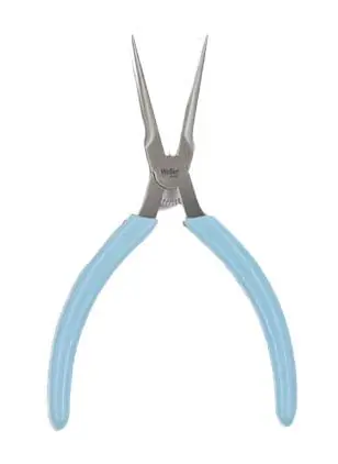 Xcelite NN55VN ESD-Safe Slim Line Needle Nose Pliers with Serrated Jaw & Ergonomic Handles, 5.5" OAL